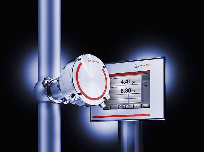carbo 520 optical installed in the main line with the evaluation unit mpds 5
